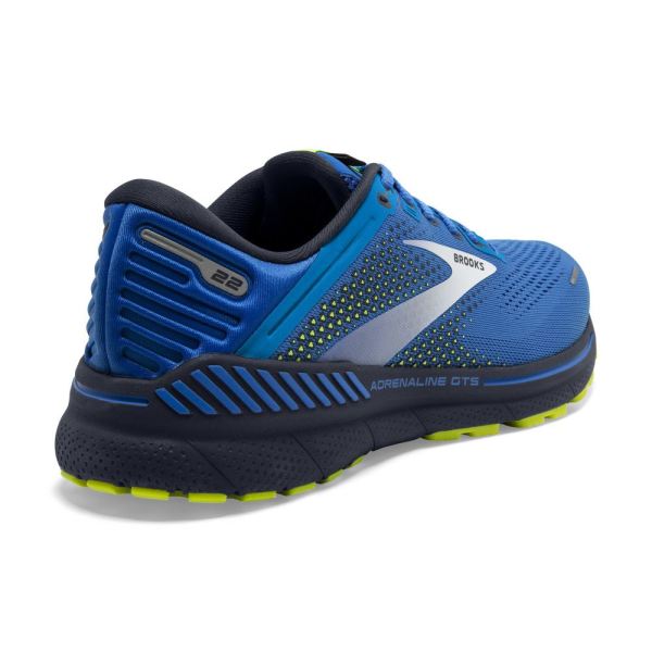Brooks Shoes - Adrenaline GTS 22 Blue/India Ink/Nightlife            