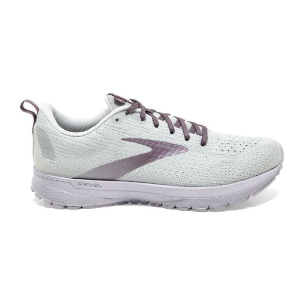 Brooks Shoes - Revel 4 Oyster/Lilac/Moonscape