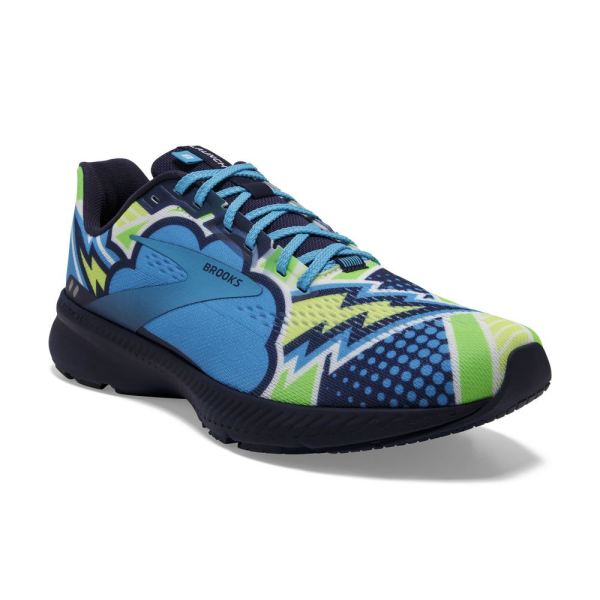 Brooks Shoes - Launch 8 Navy/Blue/Green            