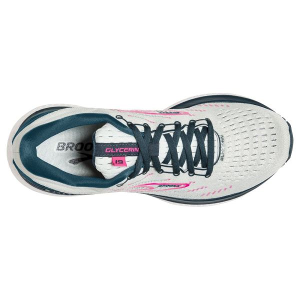 Brooks Shoes - Glycerin 19 Ice Flow/Navy/Pink            