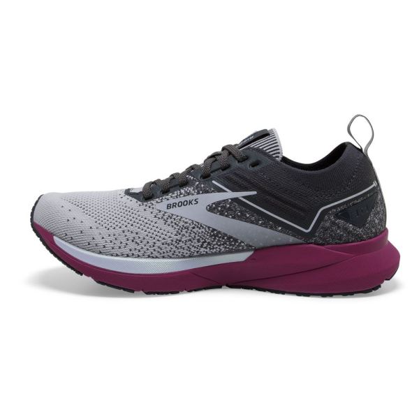 Brooks Shoes - Ricochet 3 Grey/Lavender/Baton Rouge            