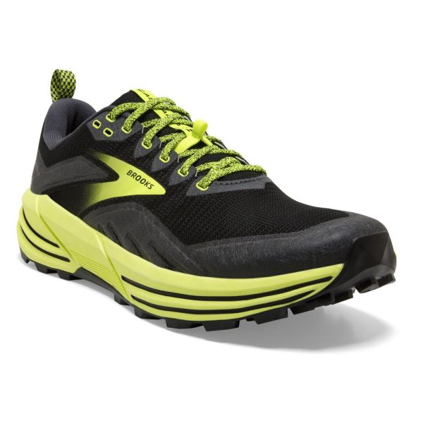 Brooks Shoes - Cascadia 16 Black/Ebony/Nightlife            