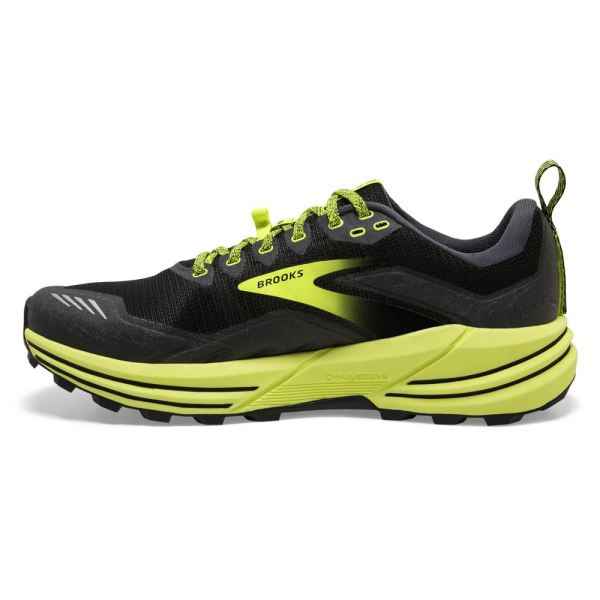 Brooks Shoes - Cascadia 16 Black/Ebony/Nightlife            