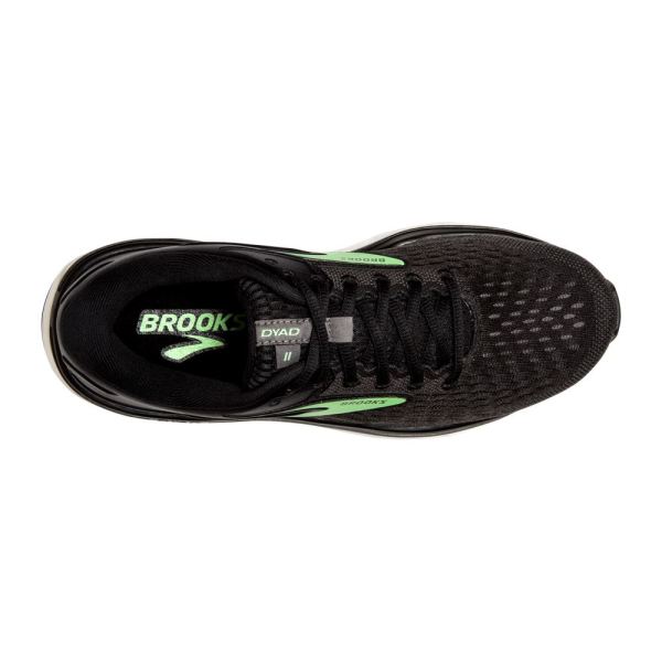 Brooks Shoes - Dyad 11 Black/Ebony/Green            