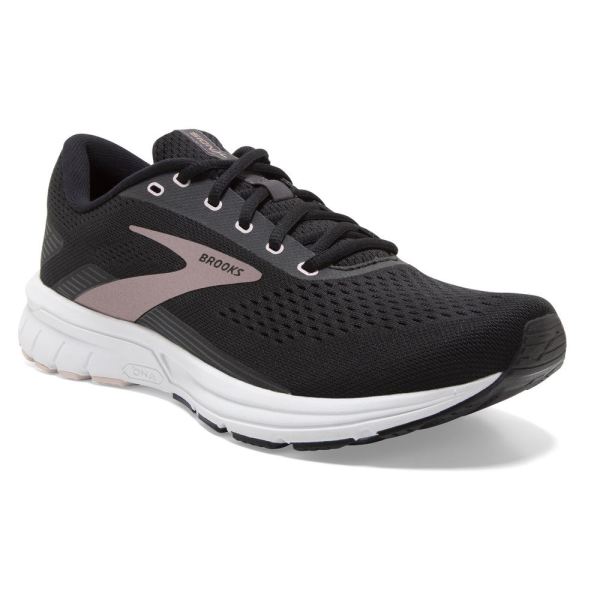 Brooks Shoes - Signal 3 Black/Primrose Pink/Blackened Pearl            