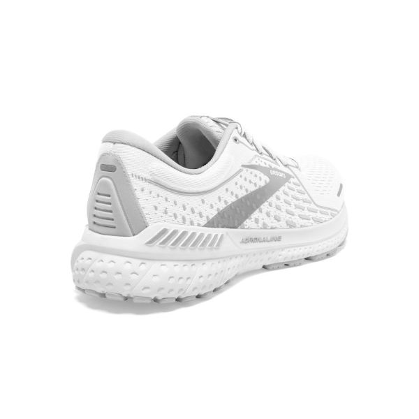 Brooks Shoes - Adrenaline GTS 21 White/Grey/Silver            