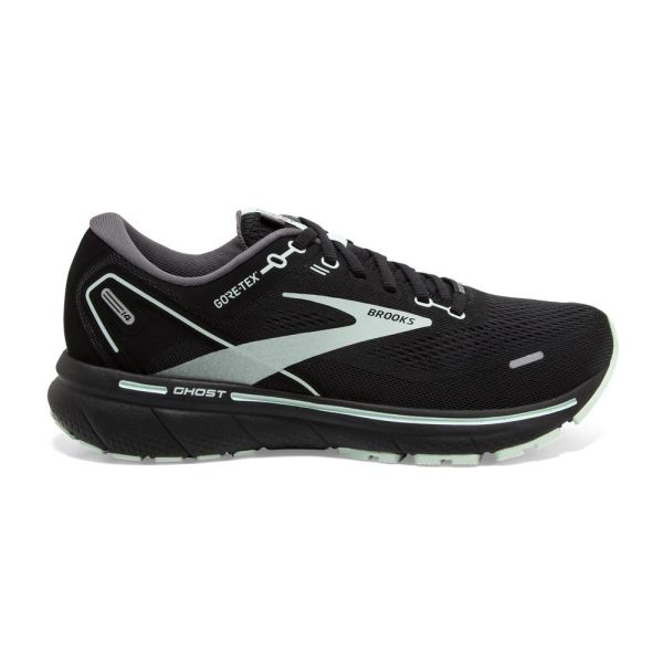 Brooks Shoes - Ghost 14 GTX Black/Blackened Pearl/Aquaglass