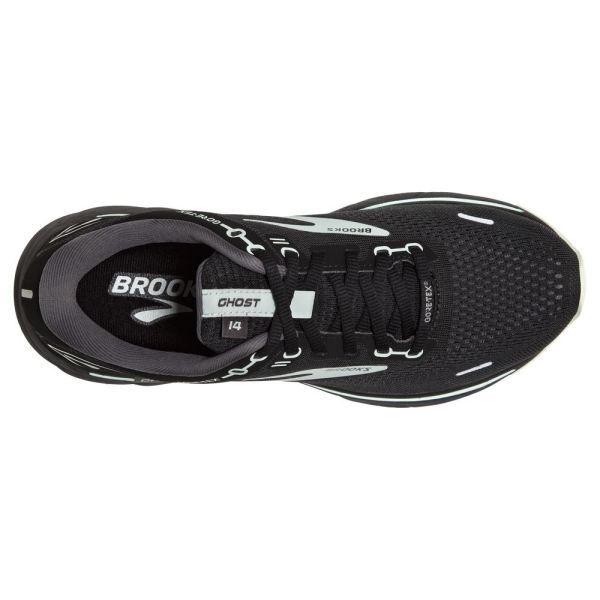 Brooks Shoes - Ghost 14 GTX Black/Blackened Pearl/Aquaglass            