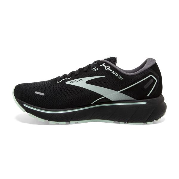 Brooks Shoes - Ghost 14 GTX Black/Blackened Pearl/Aquaglass            