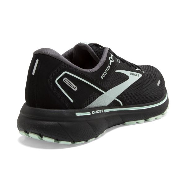 Brooks Shoes - Ghost 14 GTX Black/Blackened Pearl/Aquaglass            