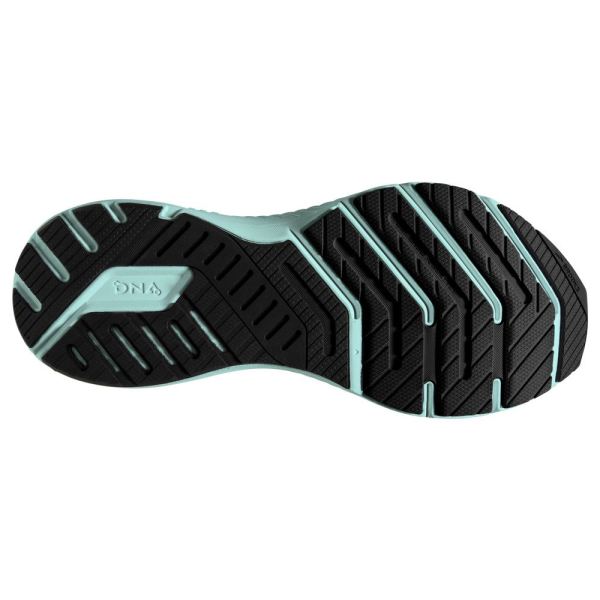 Brooks Shoes - Launch 8 GTS Black/Ebony/Blue Tint            