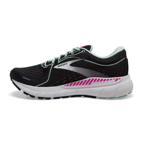 Brooks Shoes - Adrenaline GTS 21 Black/Pink/Yucca            