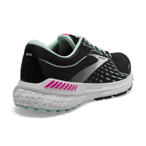 Brooks Shoes - Adrenaline GTS 21 Black/Pink/Yucca            