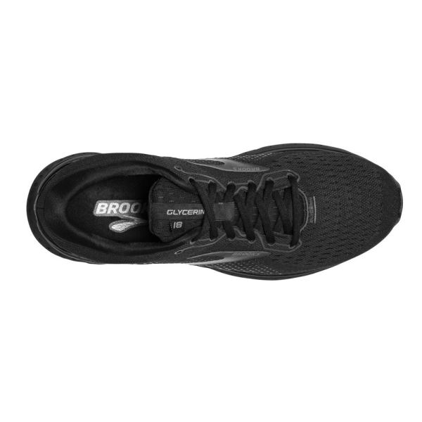 Brooks Shoes - Glycerin 18 Black/Ebony            