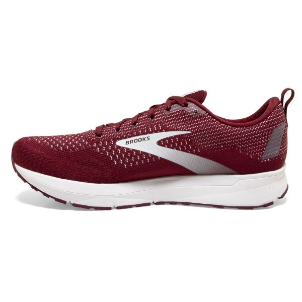 Brooks Shoes - Revel 4 Maroon/White            