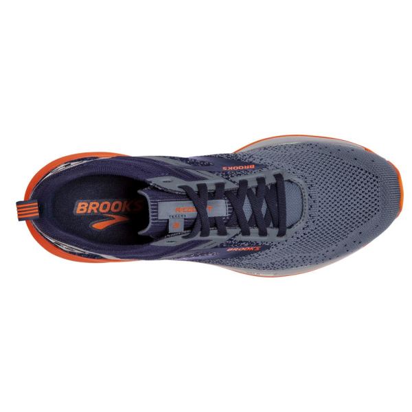 Brooks Shoes - Ricochet 3 Navy/Grey/Scarlet            