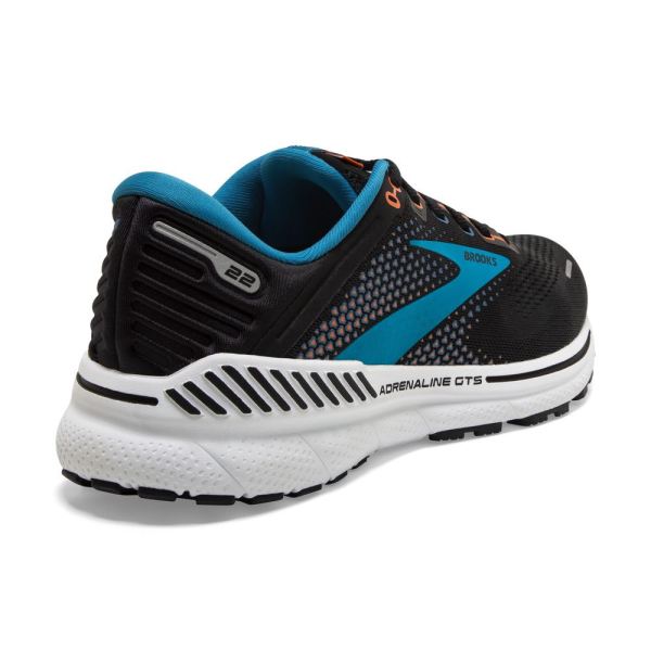 Brooks Shoes - Adrenaline GTS 22 Black/Blue/Orange            