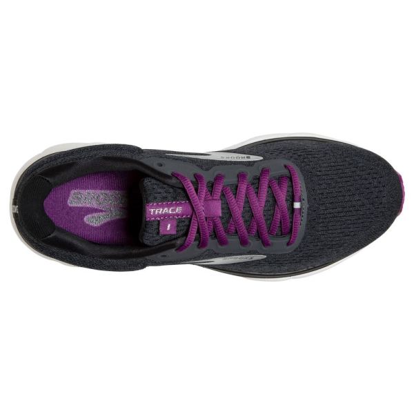 Brooks Shoes - Trace Ebony/Black/Wood Violet            