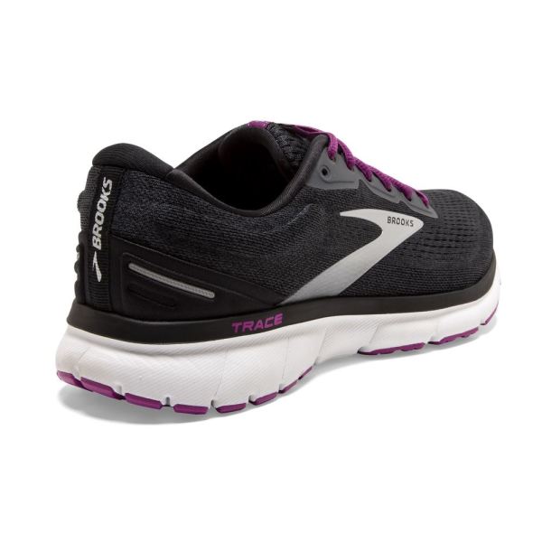 Brooks Shoes - Trace Ebony/Black/Wood Violet            