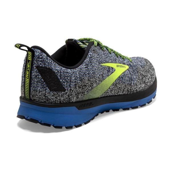 Brooks Shoes - Revel 4 Black/Blue/Nightlife            