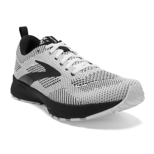 Brooks Shoes - Revel 5 White/Black            