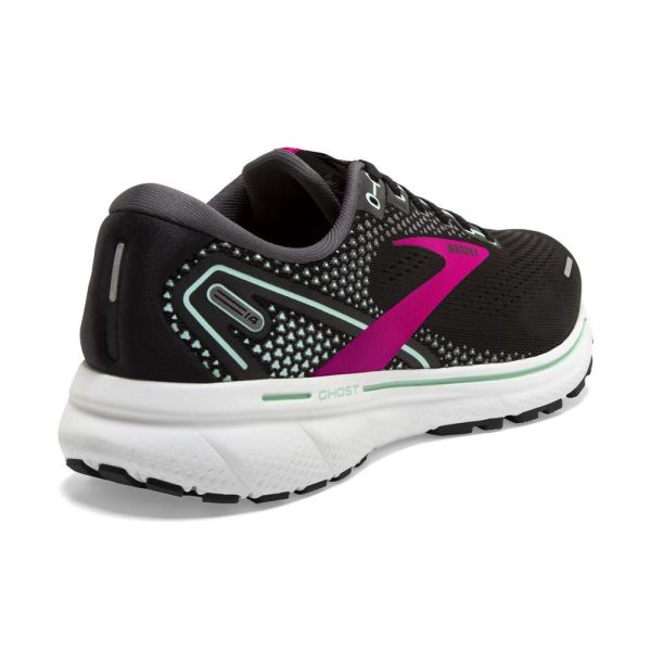 Brooks Shoes - Ghost 14 Black/Pink/Yucca            