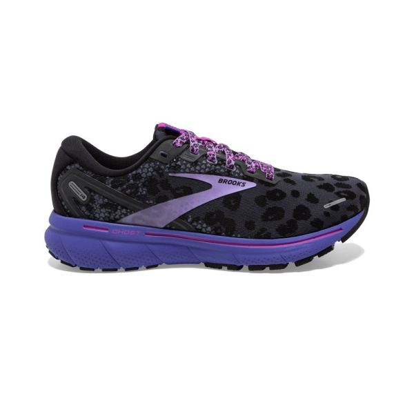 Brooks Shoes - Ghost 14 Ebony/Black/Purple