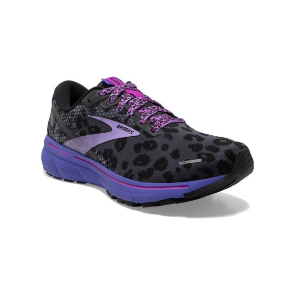 Brooks Shoes - Ghost 14 Ebony/Black/Purple            