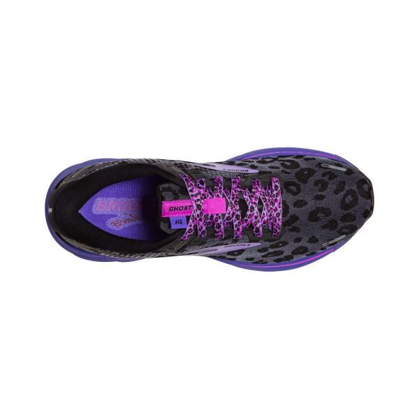 Brooks Shoes - Ghost 14 Ebony/Black/Purple            