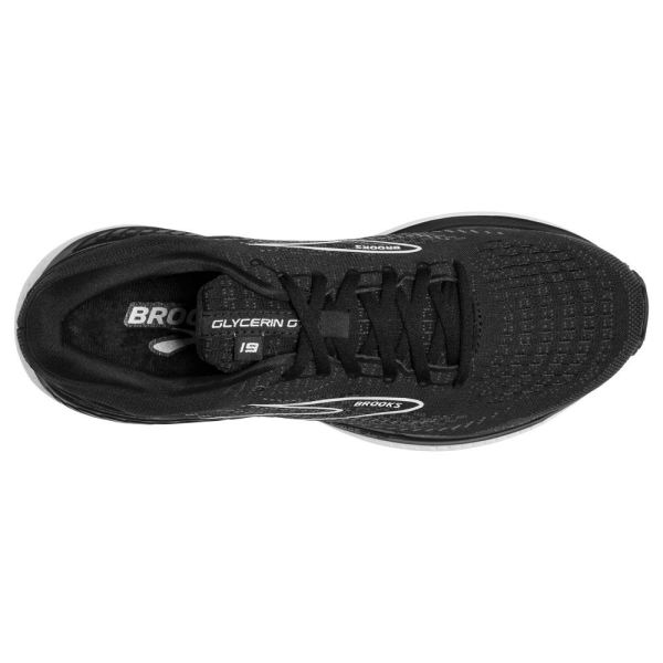 Brooks Shoes - Glycerin GTS 19 Black/White            