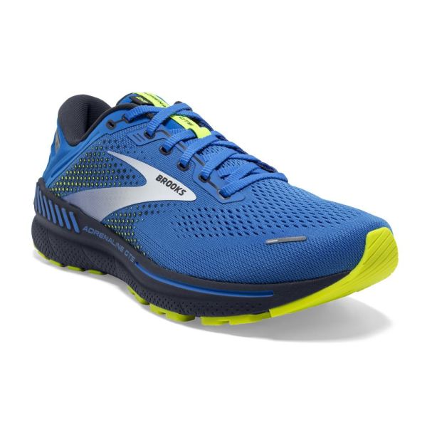 Brooks Shoes - Adrenaline GTS 22 Blue/India Ink/Nightlife            