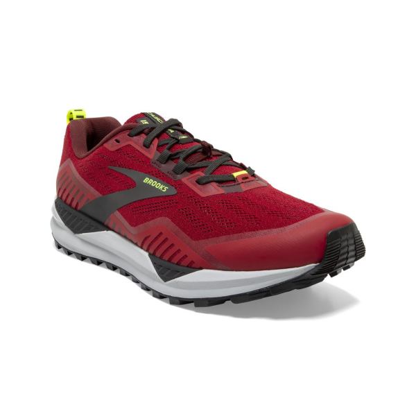 Brooks Shoes - Cascadia 15 Samba Red/Brick/Black            