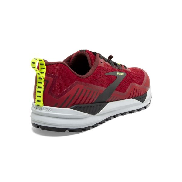 Brooks Shoes - Cascadia 15 Samba Red/Brick/Black            