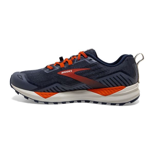 Brooks Shoes - Cascadia 15 Navy/Orange/Pelican            