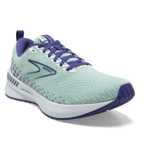 Brooks Shoes - Levitate GTS 5 Yucca/Navy Blue/White            