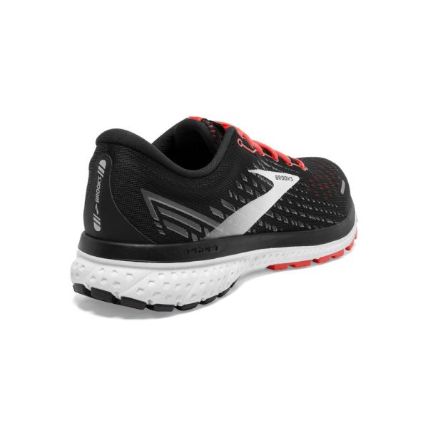 Brooks Shoes - Ghost 13 Black/Ebony/Coral            