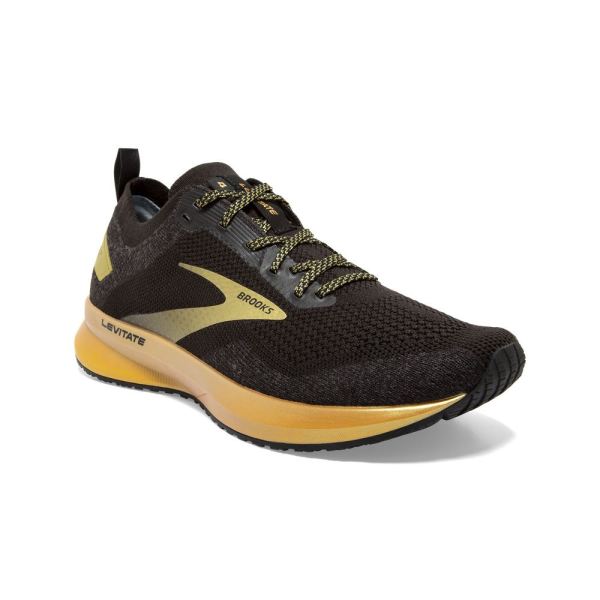 Brooks Shoes - Levitate 4 Black/Gold            