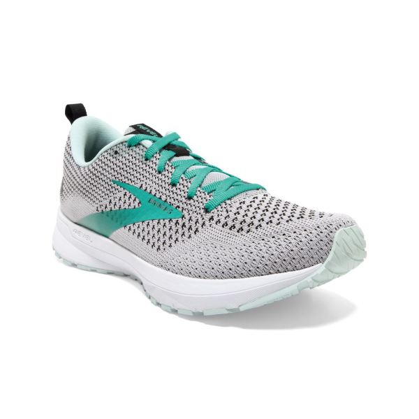 Brooks Shoes - Revel 4 Grey/Fair Aqua/Black            