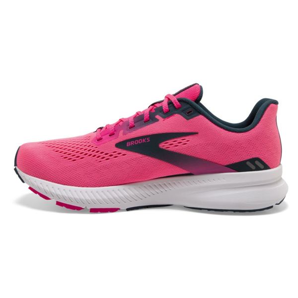 Brooks Shoes - Launch 8 Pink/Raspberry/Navy            