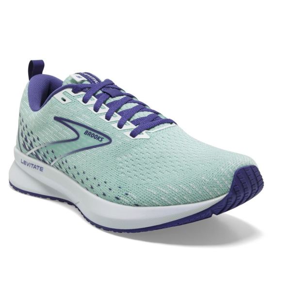 Brooks Shoes - Levitate 5 Yucca/Navy Blue/White            