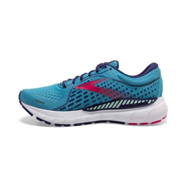 Brooks Shoes - Adrenaline GTS 21 Horizon/Blue Ribbon/Pink            