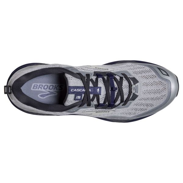 Brooks Shoes - Cascadia 15 Ebony/Silver/Deep Cobalt            