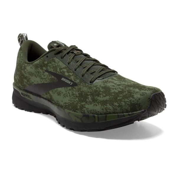 Brooks Shoes - Revel 4 Bronze Green/Black/Green            