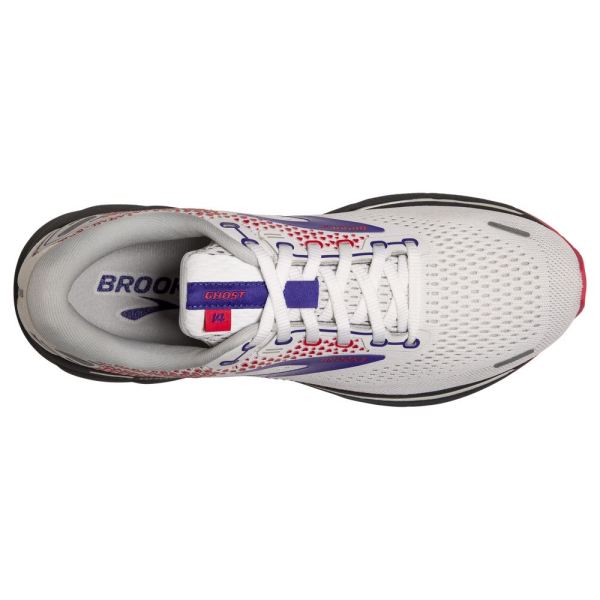 Brooks Shoes - Ghost 14 White/Purple/Coral            
