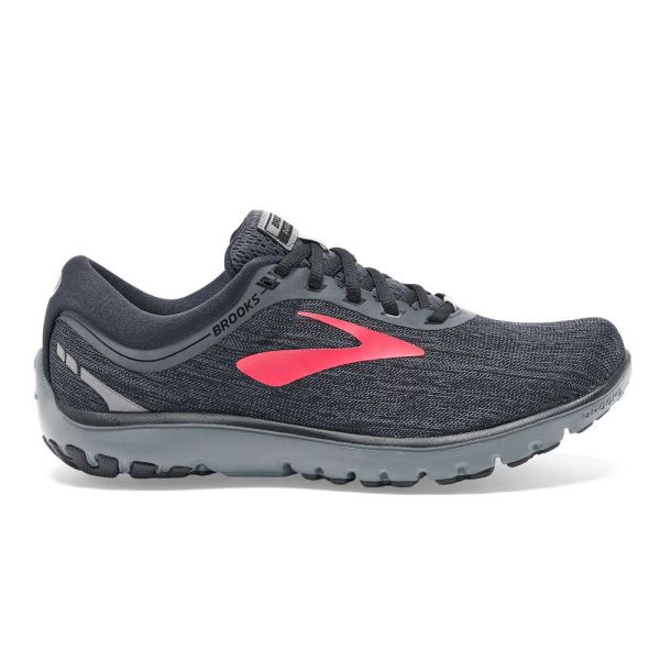 Brooks Shoes - PureFlow 7 Black/Ebony/Teaberry