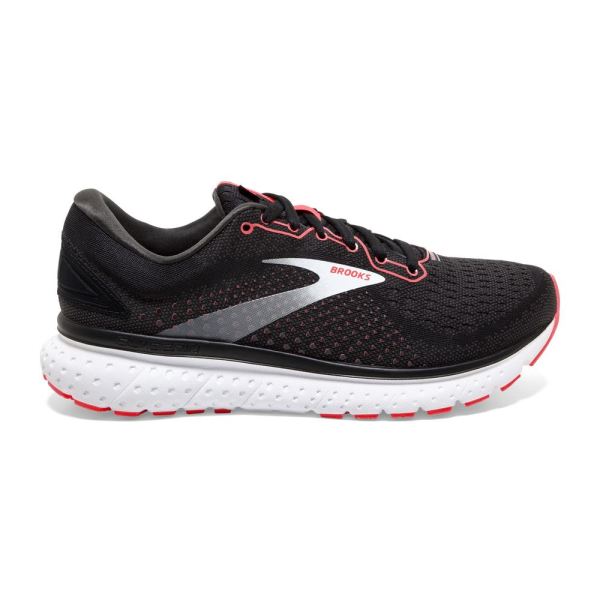 Brooks Shoes - Glycerin 18 Black/Coral/White