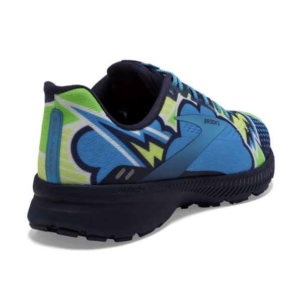 Brooks Shoes - Launch 8 Navy/Blue/Green            