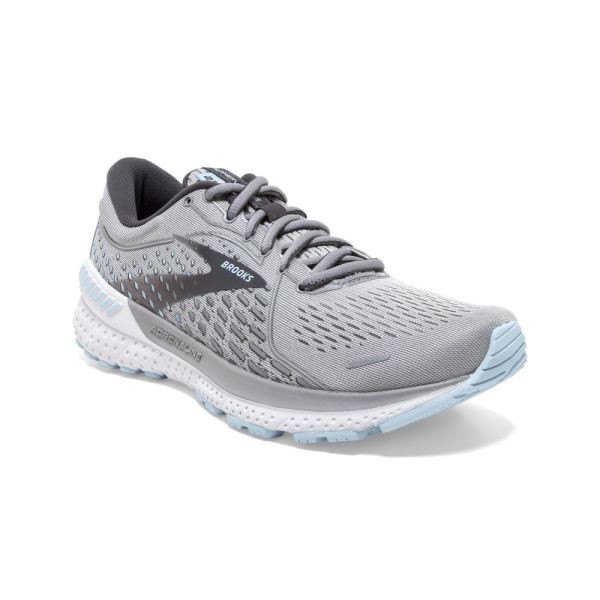 Brooks Shoes - Adrenaline GTS 21 Oyster/Alloy/Light Blue            