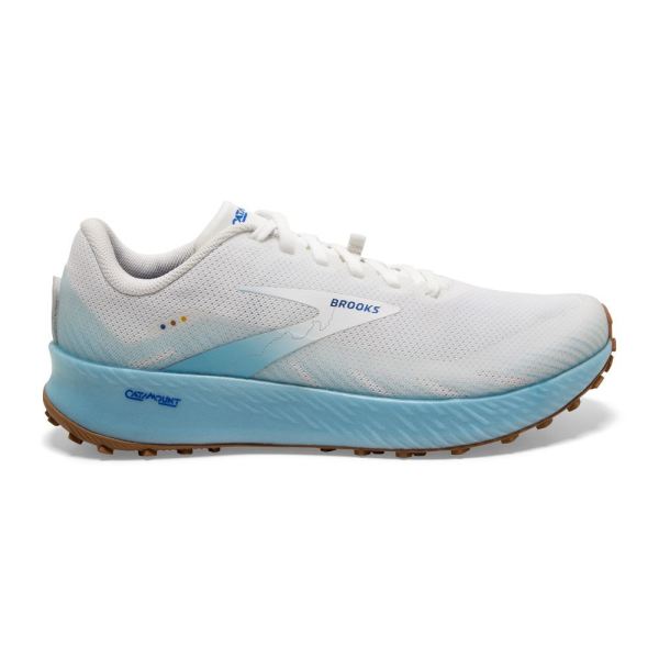 Brooks Shoes - Catamount White/Iced Aqua/Blue