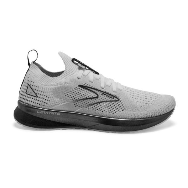 Brooks Shoes - Levitate StealthFit 5 White/Grey/Black